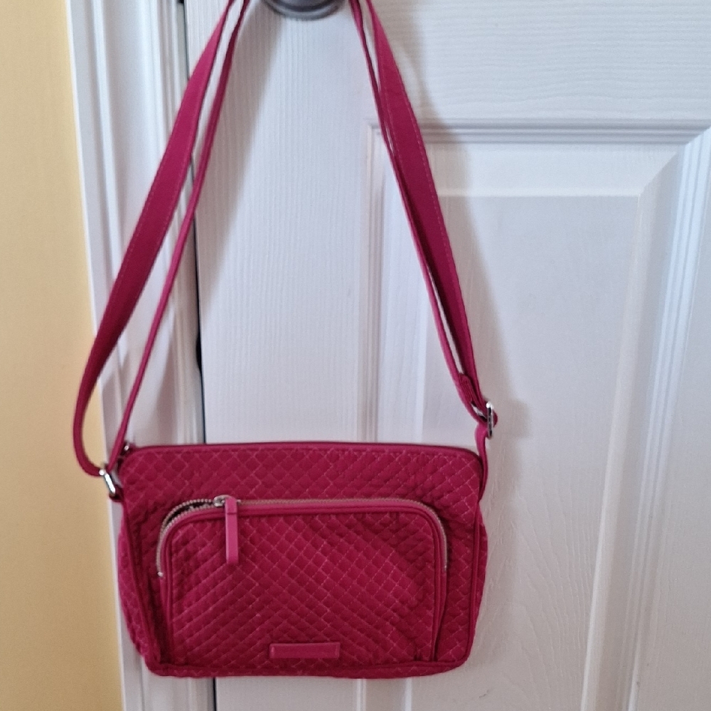 Vera Bradley Quilted Pink Shoulder Bag